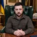 Ukraine’s president addresses the nation in Kyiv following the Bucha massacre during the Russo-Ukrainian War on April 3, 2022.