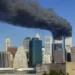 Plumes of smoke rise from the World Trade Center towers in Lower Manhattan after the September 11 attacks on September 11, 2001.