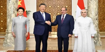 Xi Jinping attends a diplomatic meeting in Beijing as Chinese officials discuss international relations and cooperation.