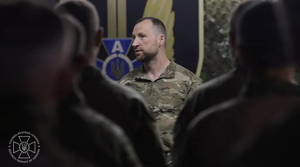 Yevhenii Khmara pictured in a portrait photograph published by Ukraine’s Security Service in January 2026.