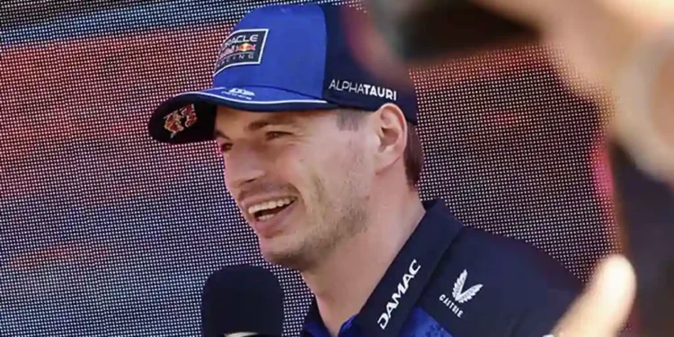 Max Verstappen at the Red Bull Fan Zone on Crown Riverwalk in Melbourne, Australia, photographed on March 5, 2026.