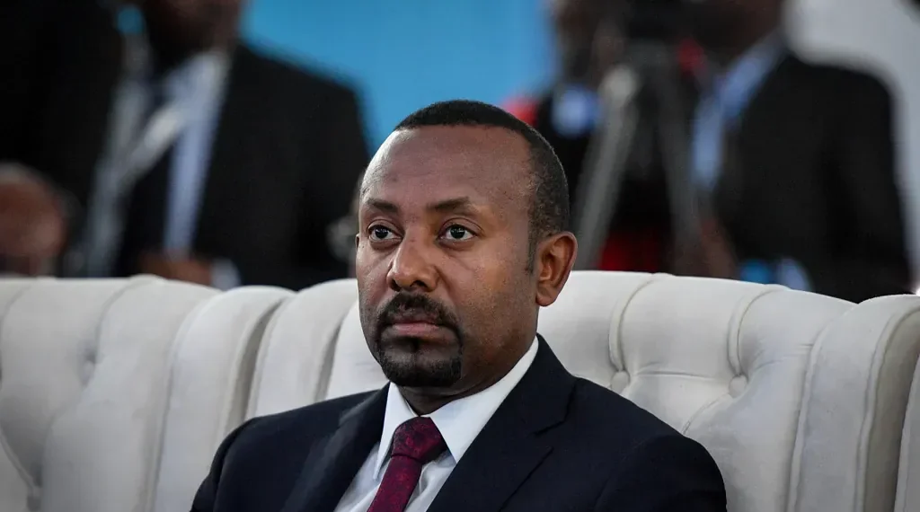 Ethiopian Prime Minister Abiy Ahmed attends Somalia’s presidential inauguration ceremony in Mogadishu on June 9, 2022.
