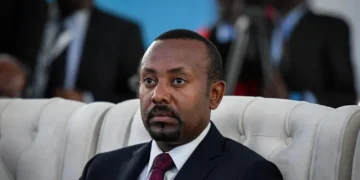 Ethiopian Prime Minister Abiy Ahmed attends Somalia’s presidential inauguration ceremony in Mogadishu on June 9, 2022.