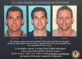 U.S. Department of Justice poster featuring real estate executives Oren, Alon and Tal Alexander, dated December 11, 2024.
