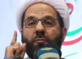 Ali Damoush, head of Hezbollah’s Executive Council, speaks in Beirut, Lebanon, on February 7, 2019.