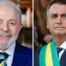 Composite image showing Brazilian President Luiz Inácio Lula da Silva on the left and former President Jair Bolsonaro on the right, using separate photographs from 2024 and 2022.