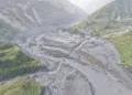 Flooding in the Budhi Gandaki area of Gorkha, Nepal, documented by the National Disaster Risk Reduction and Management Authority.