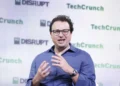 Anthropic CEO Dario Amodei at TechCrunch Disrupt 2023 on September 20, 2023.
