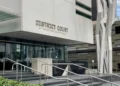 District Court building in Perth, Western Australia, photographed on January 17, 2021.