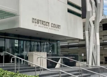 District Court building in Perth, Western Australia, photographed on January 17, 2021.