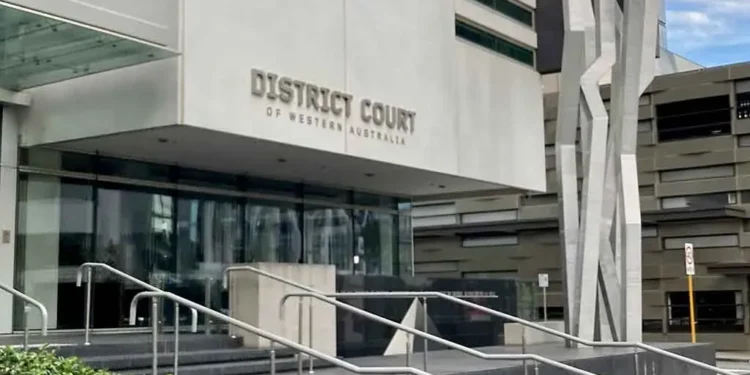 District Court building in Perth, Western Australia, photographed on January 17, 2021.
