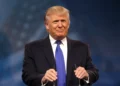 Donald Trump speaks at the 2013 Conservative Political Action Conference in National Harbor, Maryland, on March 15, 2013.