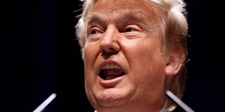Donald Trump speaks at the Conservative Political Action Conference in Washington, D.C., on February 10, 2011.
