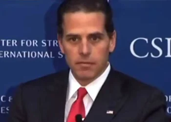 Hunter Biden speaking during a panel discussion on U.S. government and private-sector cooperation in international development at the Center for Strategic and International Studies in 2013.