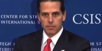 Hunter Biden speaking during a panel discussion on U.S. government and private-sector cooperation in international development at the Center for Strategic and International Studies in 2013.