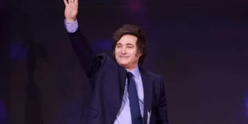 Argentine President Javier Milei speaks at the 2025 Conservative Political Action Conference (CPAC) at the Gaylord National Resort & Convention Center in National Harbor, Maryland.