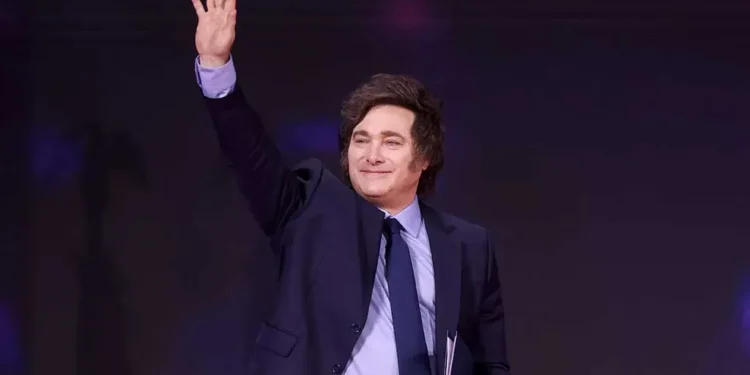 Argentine President Javier Milei speaks at the 2025 Conservative Political Action Conference (CPAC) at the Gaylord National Resort & Convention Center in National Harbor, Maryland.