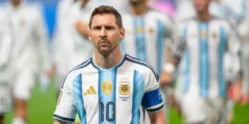 Lionel Messi during Argentina’s match against Egypt at the 2026 FIFA World Cup on July 7, 2026.