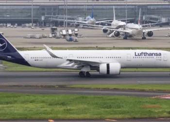 Lufthansa Airbus A350-941, registration D-AIXT, operating flight LH714 from Munich to Tokyo Haneda, photographed at Tokyo Haneda Airport on June 10, 2026.