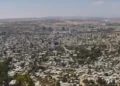 Panoramic view of Mekele, Ethiopia, from Choma’a Hill, photographed on January 25, 2018.
