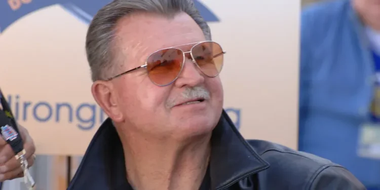 Mike Ditka attends the NFL Experience in Glendale, Arizona, on February 2, 2008, during activities promoting outdoor recreation with federal agency staff.