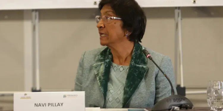 Navi Pillay, former United Nations High Commissioner for Human Rights and member of the African Group for Justice and Accountability, photographed on August 29, 2018.