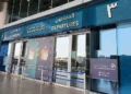 Interior of the domestic departures area at King Khalid International Airport in Riyadh, Saudi Arabia, photographed on August 10, 2019.