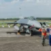 ROCAF F-16V BLK20 fighter aircraft photographed in Taiwan on November 17, 2021, during an official presidential event.