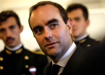 French military ceremony at École Polytechnique on October 14, 2022, presided over by Sébastien Lecornu, France’s minister of the armed forces.