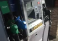 A fuel pump at a Thorntons gas station, photographed by Goose Green Photography on December 19, 2023.