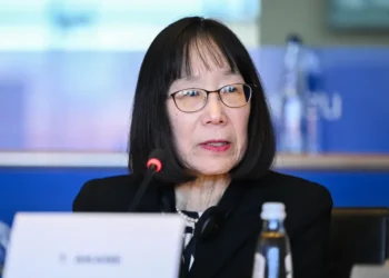 International Criminal Court President Judge Tomoko Akane participates in a joint European Parliament committee exchange of views on March 19, 2025.