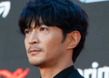 Japanese actor Tsuda Kenjiro attends the red carpet opening event of the Tokyo International Film Festival on October 23, 2023.