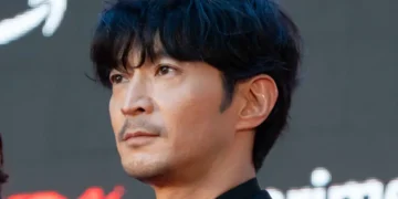 Japanese actor Tsuda Kenjiro attends the red carpet opening event of the Tokyo International Film Festival on October 23, 2023.