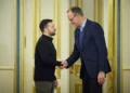 Volodymyr Zelenskyy meets Friedrich Merz to discuss military assistance and steps toward establishing peace in Ukraine on December 9, 2024.