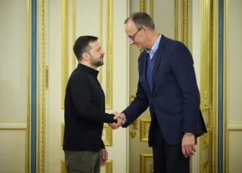 Volodymyr Zelenskyy meets Friedrich Merz to discuss military assistance and steps toward establishing peace in Ukraine on December 9, 2024.